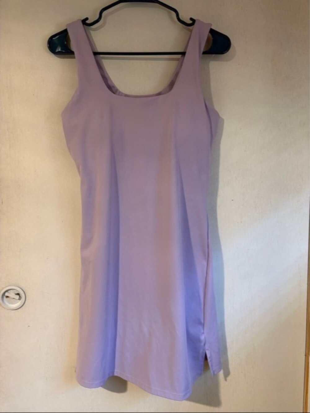 Lilac Sleeveless Scoop Neck Dress - Women